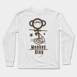 Monkey King - Brown Long Sleeve T-Shirt